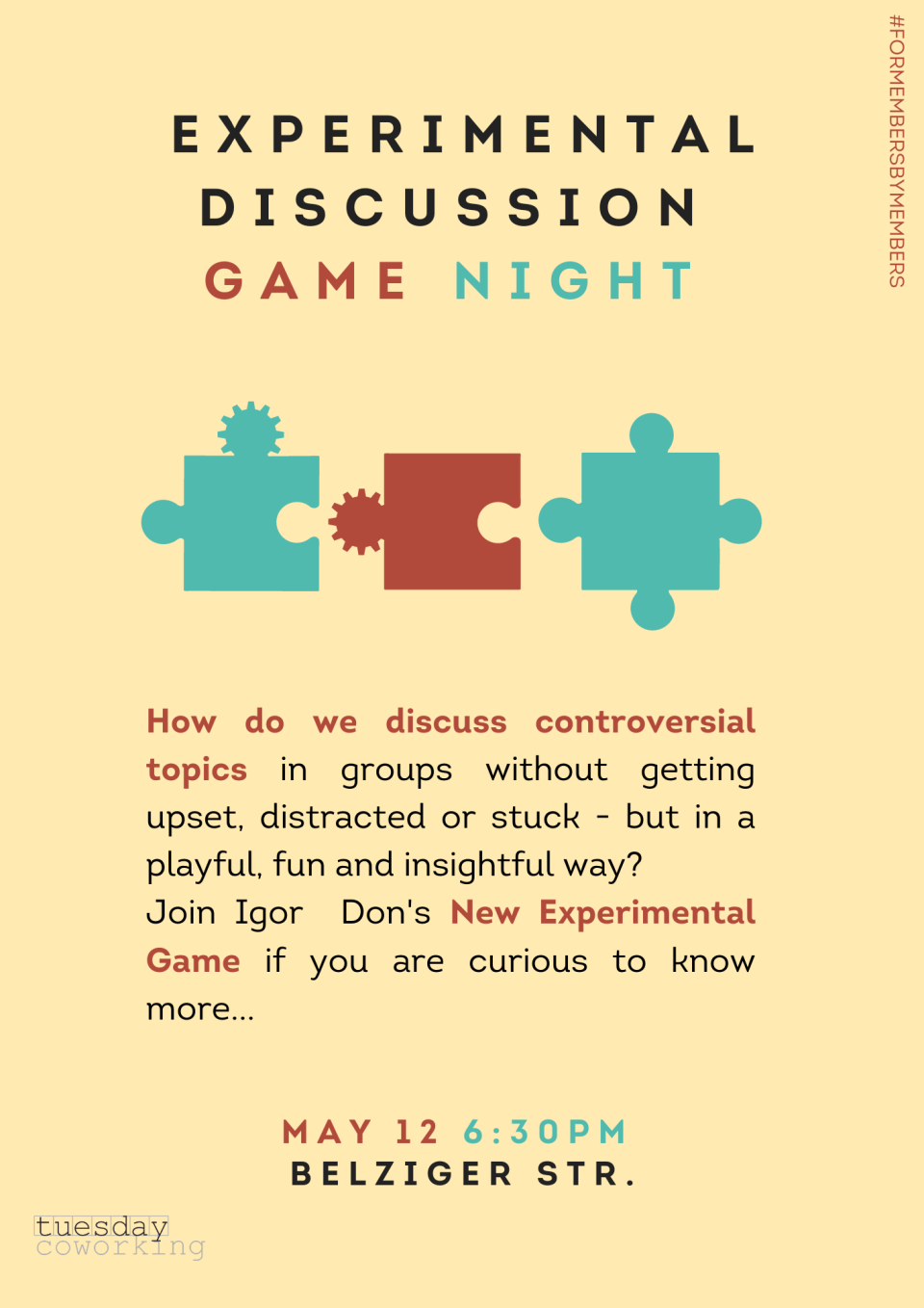 experimental discussion game